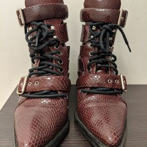 Chloe Rylee Lace Up Boots